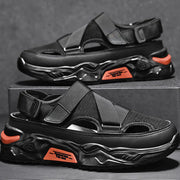 Men's Summer Mesh Breathable Sport Sandals(black)